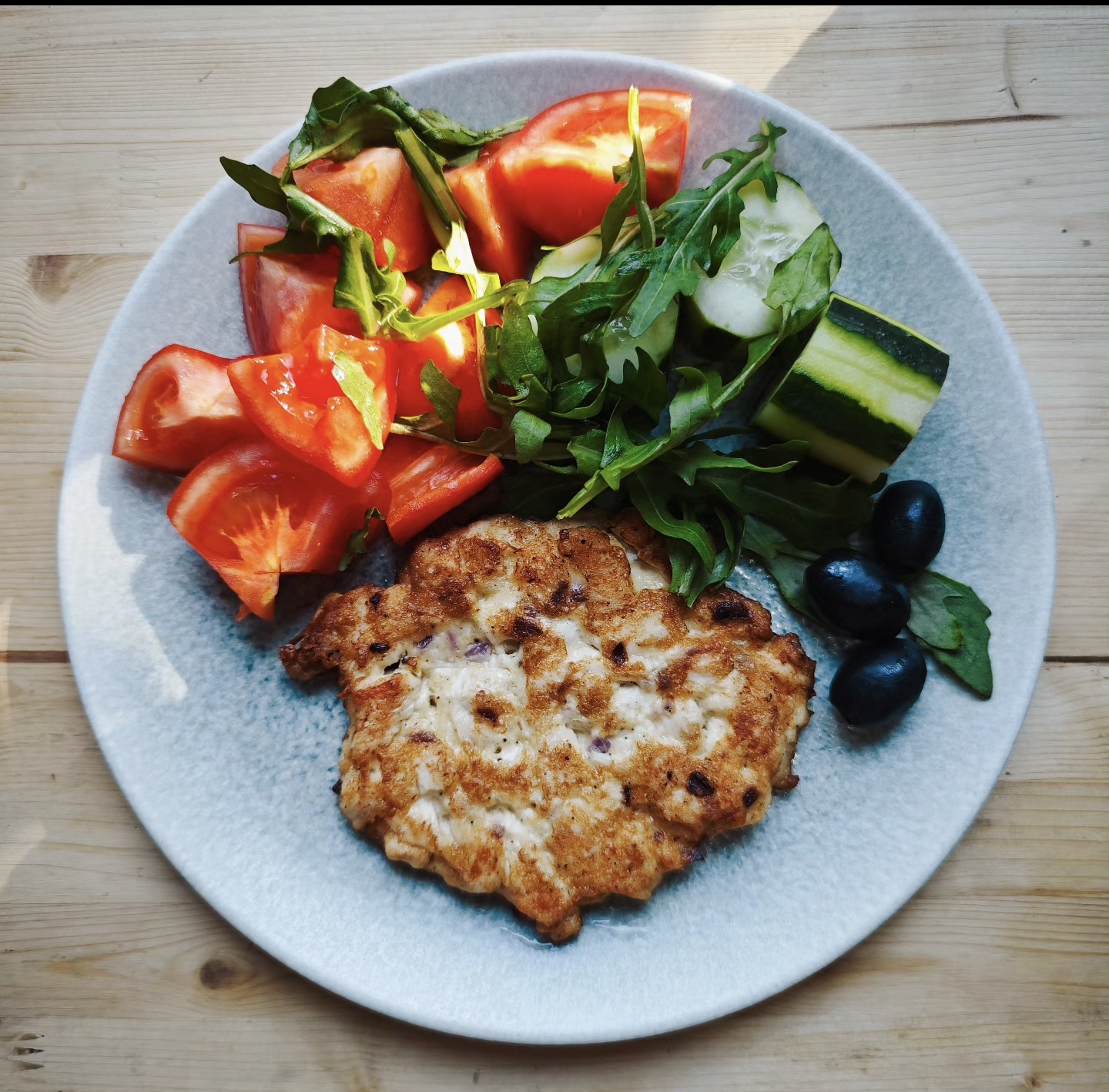 Куриный шницель с рисом басмати